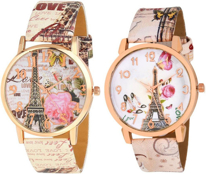 Trendy ladies leather watch flipkart Clearance