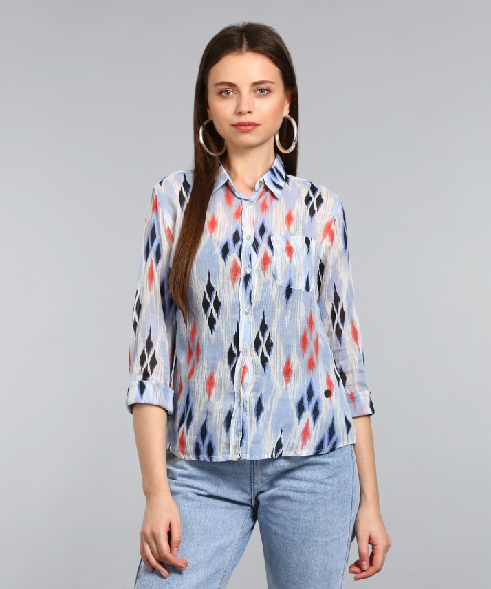 denim shirts for womens flipkart