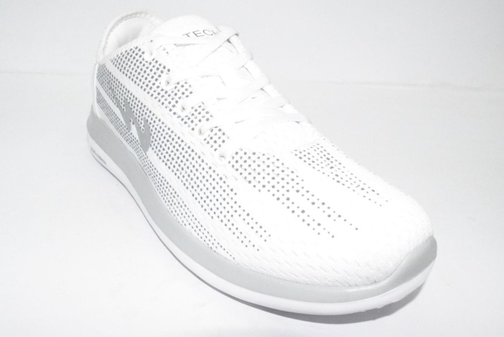 Wht/DGry/Red Running Shoes For Men 