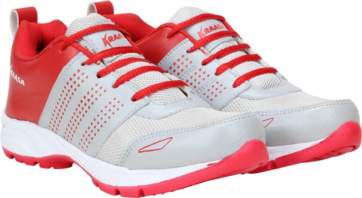 Kraasa Running Shoes For Men - Buy Red 