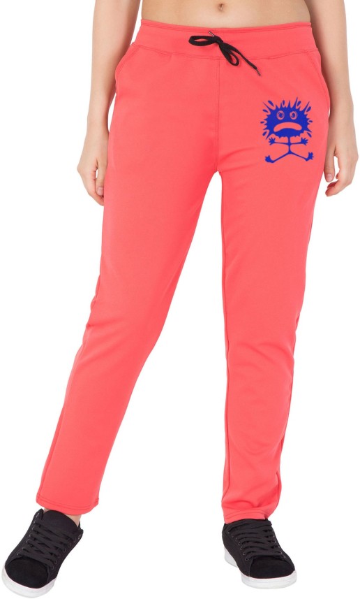 orange track pants womens