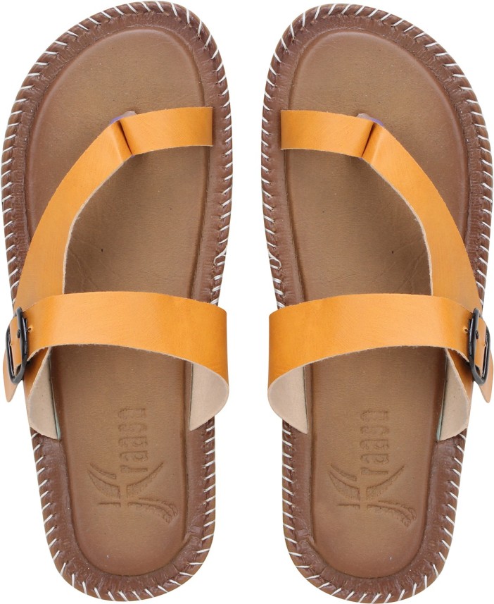 flipkart leather chappals