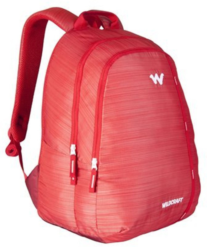 wildcraft red backpack