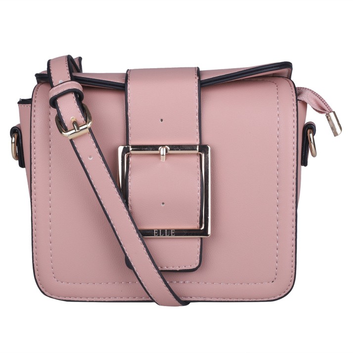 elle luggage pink