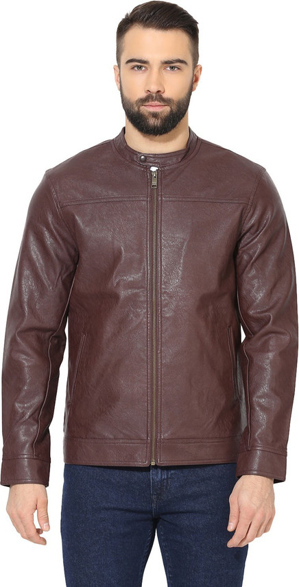 Red tape leather jacket Outlet