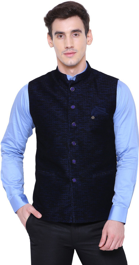 royal blue half jacket