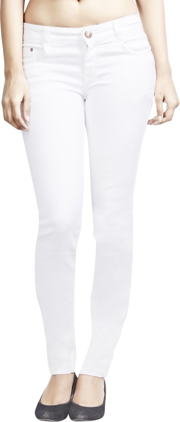 white jeans on flipkart