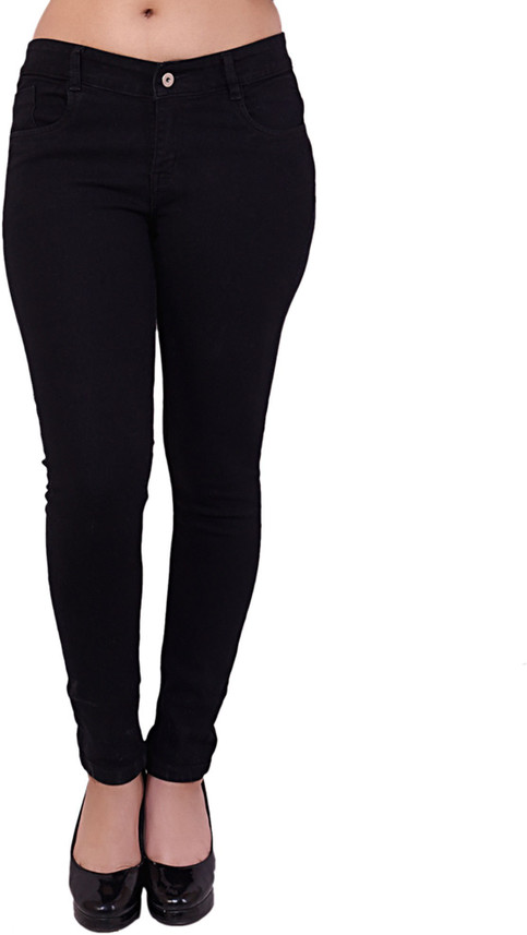 flipkart black jeans for ladies