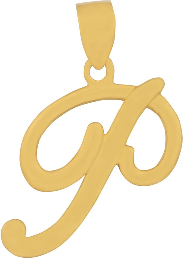PC Jeweller The Alphabet P 22kt Yellow 