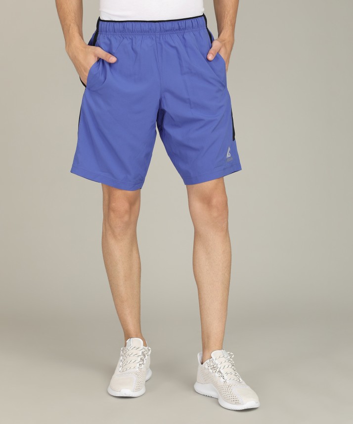 REEBOK Solid Men Blue Sports Shorts 