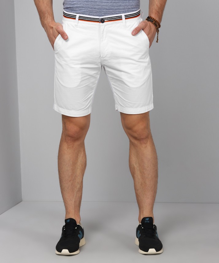 white chino shorts mens