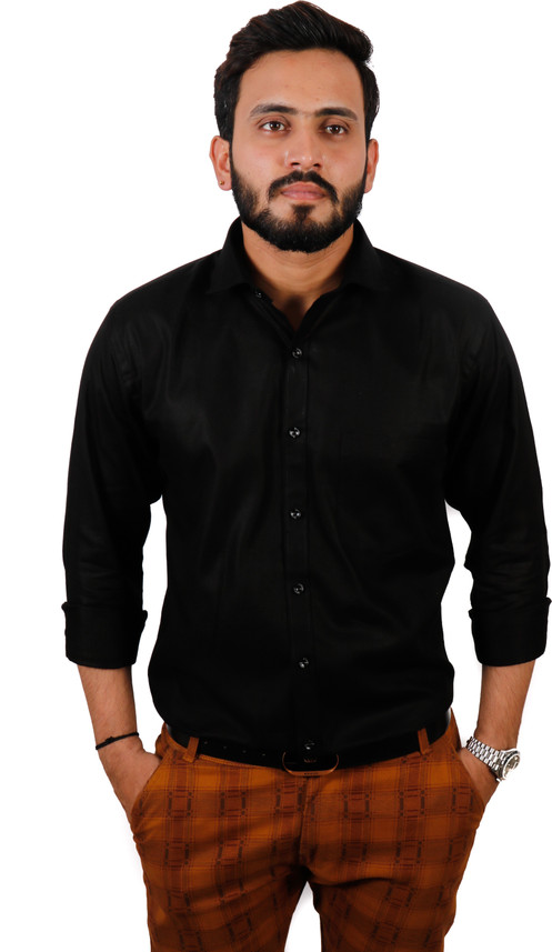 mango black shirt