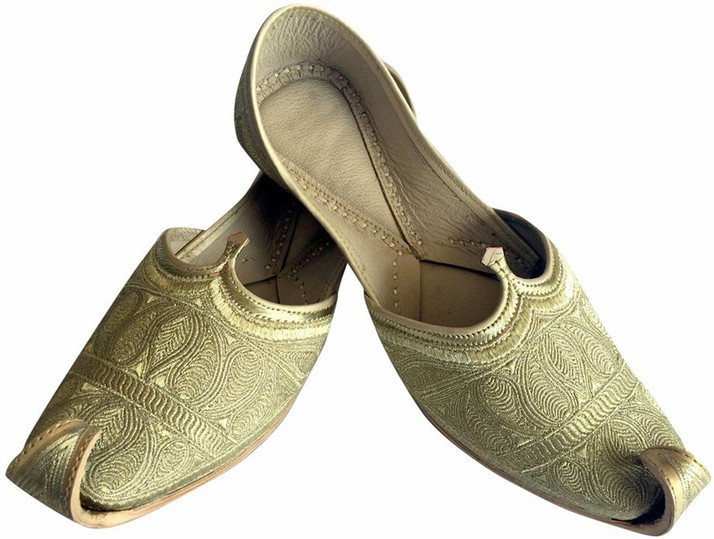 Step n Style Mens Ethnic Punjabi Jutti Khussa Wedding Shoes for Sherwani Formal Shoes