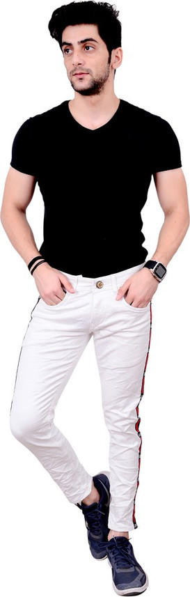 RPMG DENIM Slim Men White Jeans - Buy 