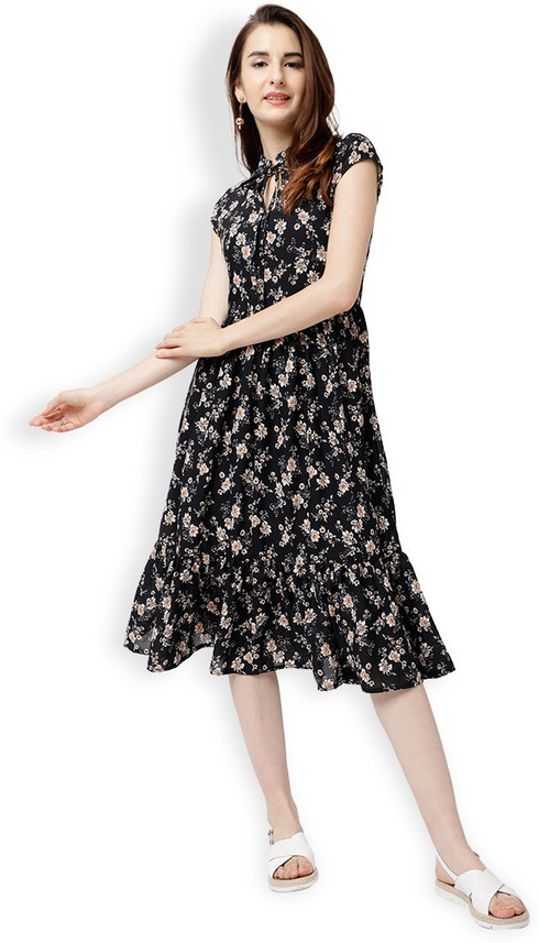tokyo talkies black maxi dress