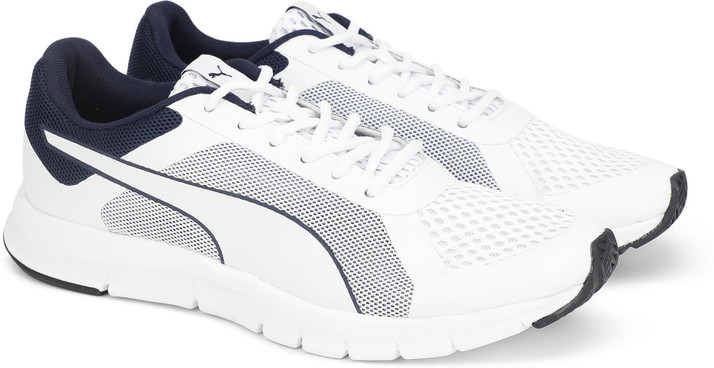 flipkart puma white shoes