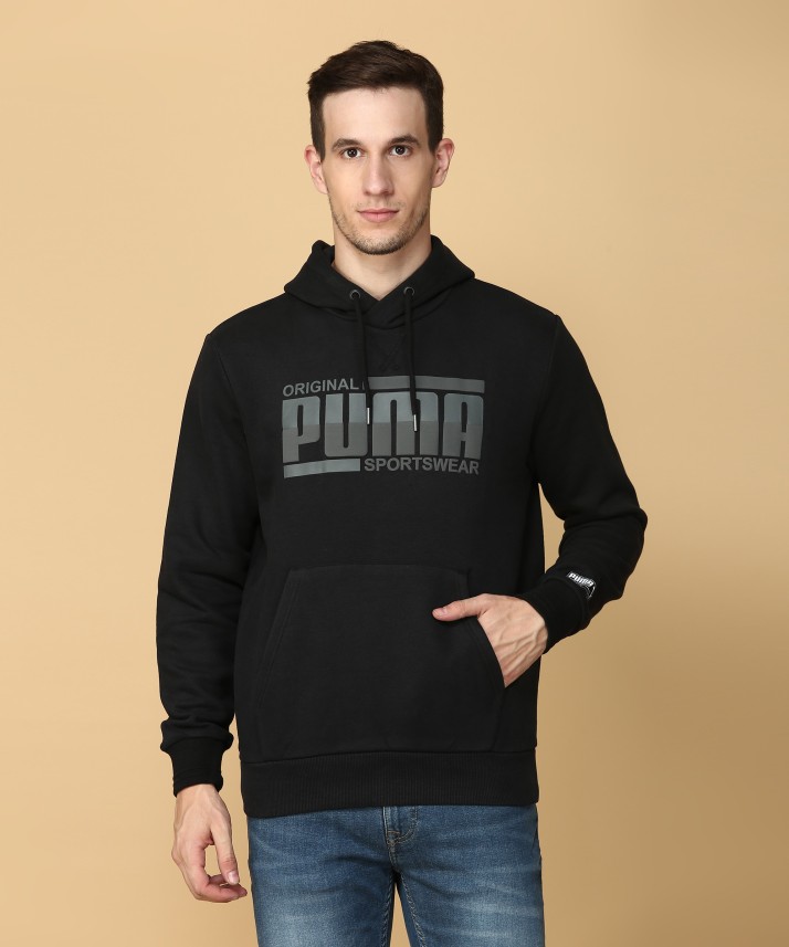 puma full sleeve printed men's sweatshirt