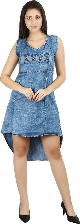 flipkart denim dress