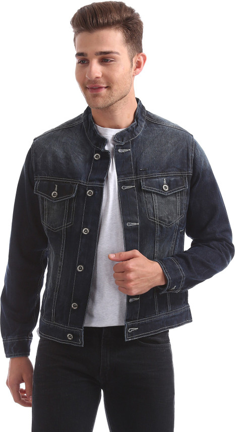 Full Sleeve Solid Men Jacket 