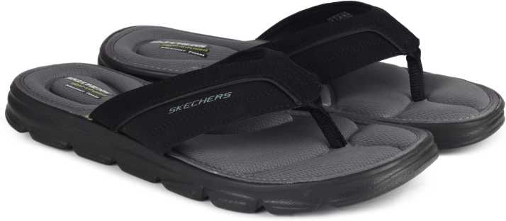 Diverse varer Forebyggelse mængde af salg Skechers Slippers - Buy BLACK Color Skechers Slippers Online at Best Price  - Shop Online for Footwears in India | Flipkart.com