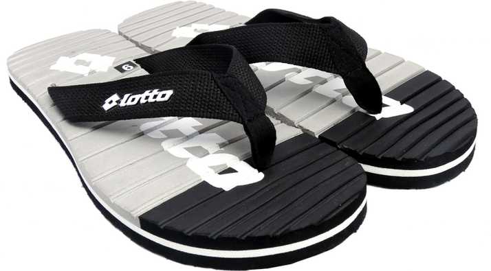 Lotto Black Grey Abele Slippers For Men 6 Slippers Buy Lotto Black Grey Abele Slippers For Men 6 Slippers Online At Best Price Shop Online For Footwears In India Flipkart Com