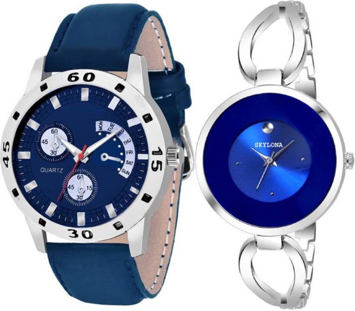 blue watch flipkart