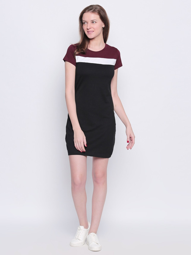flipkart black dress