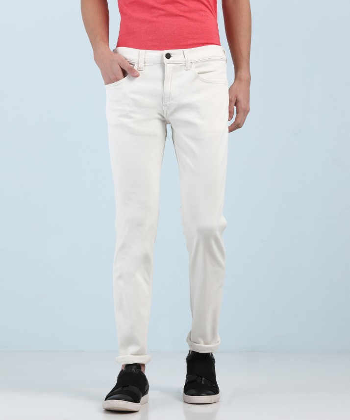 levis white trousers