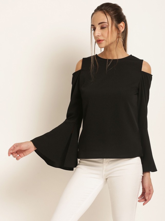 black top cold shoulder