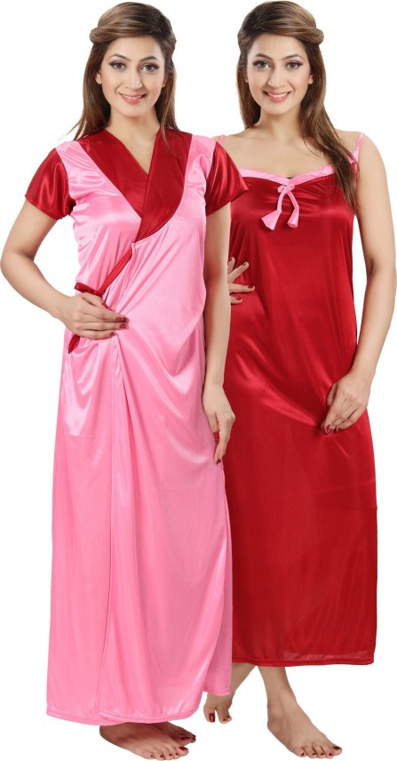 flipkart satin nighty