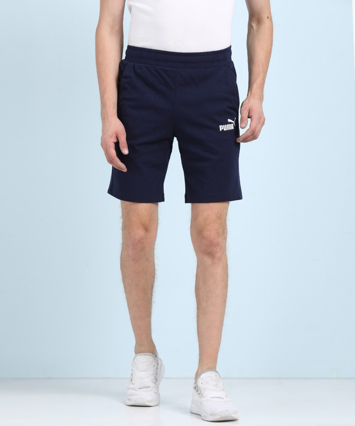 navy blue puma shorts