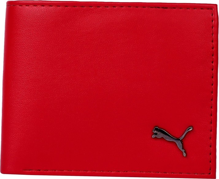 puma red wallet