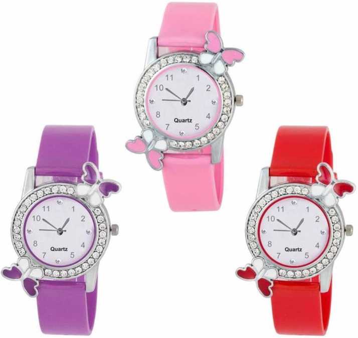 Crazy Look Beautiful Butterfly Style Colorful Combo Kids Watch Stylish Women Analog Watch For Girls Buy Crazy Look Beautiful Butterfly Style Colorful Combo Kids Watch Stylish Women Analog Watch