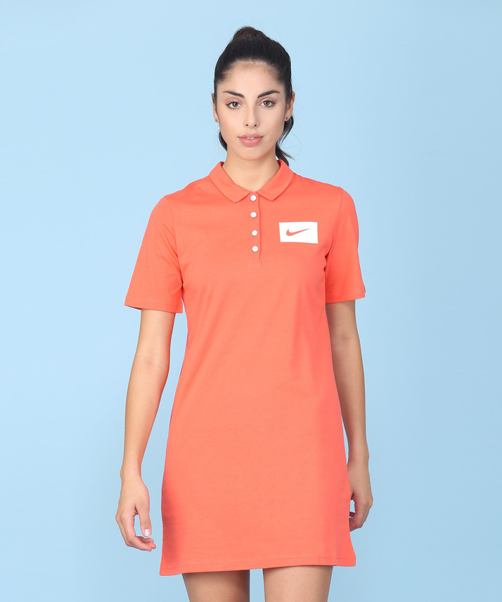 nike orange dress