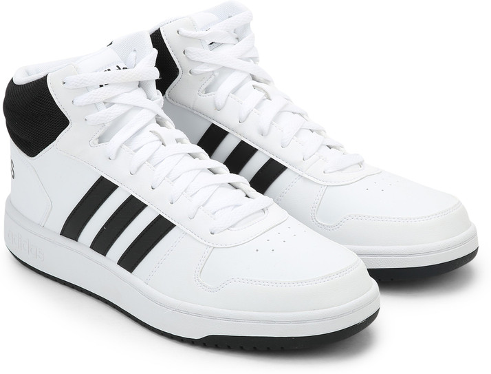 adidas mid hoops 2.0 white