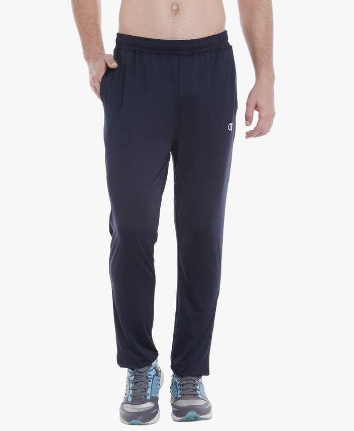 navy blue champion track pants