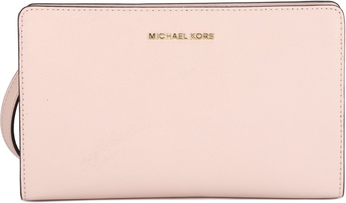 mk pink sling bag