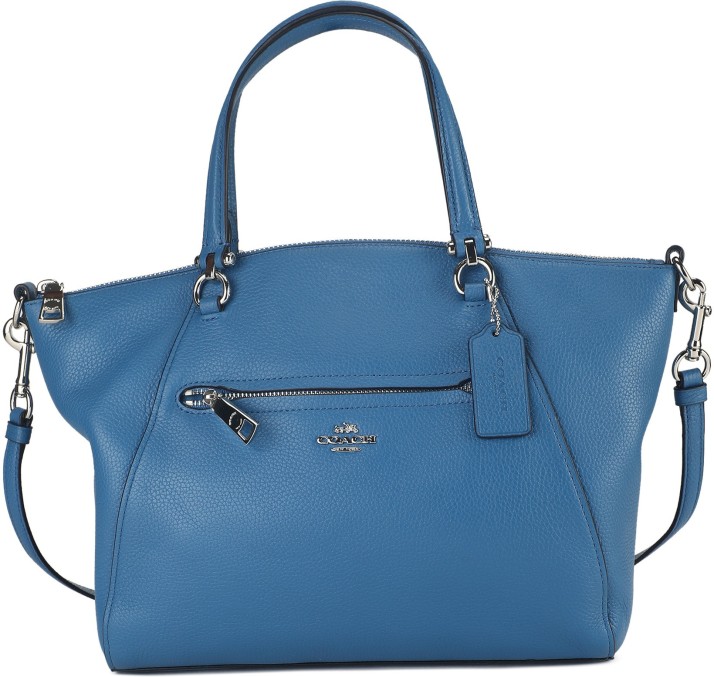 blue coach bag