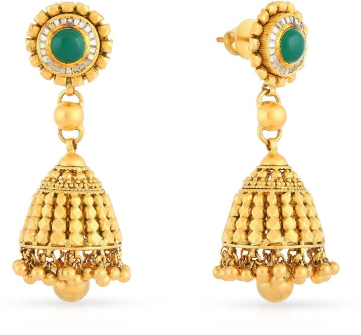 malabar gold and diamonds jhumkas