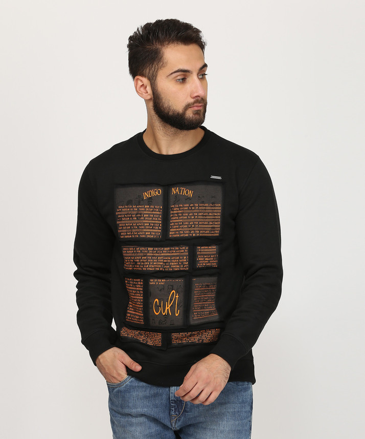 Full Sleeve Printed Men Sweatshirt 