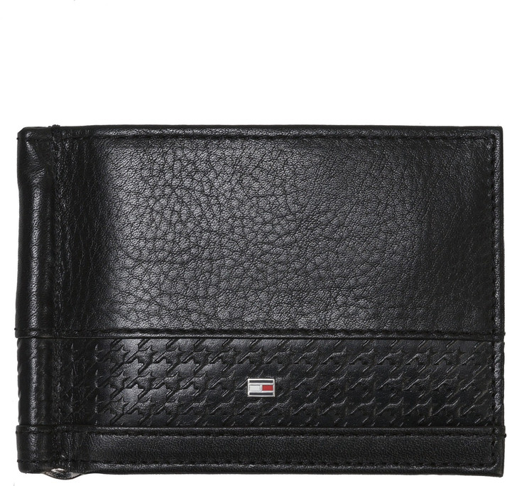 tommy hilfiger money clip wallet