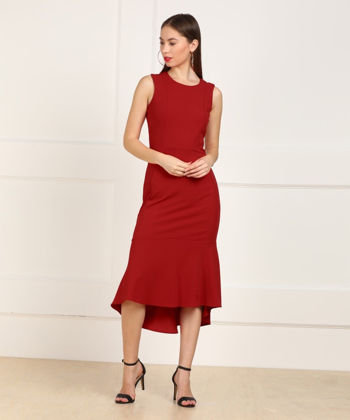 bebe red dress