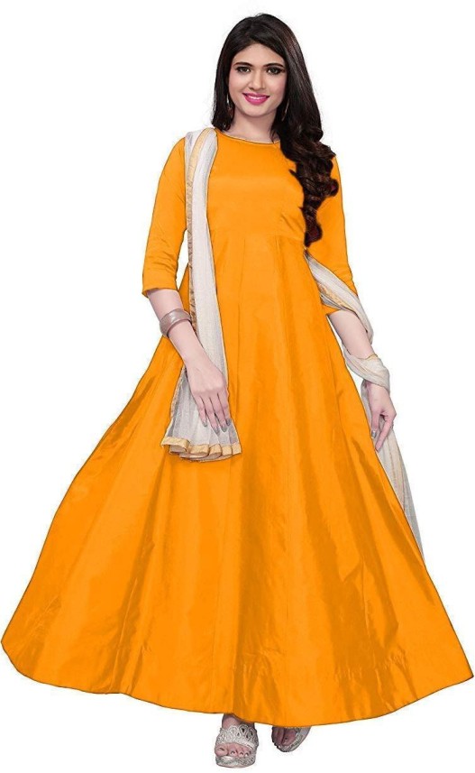 yellow gown flipkart