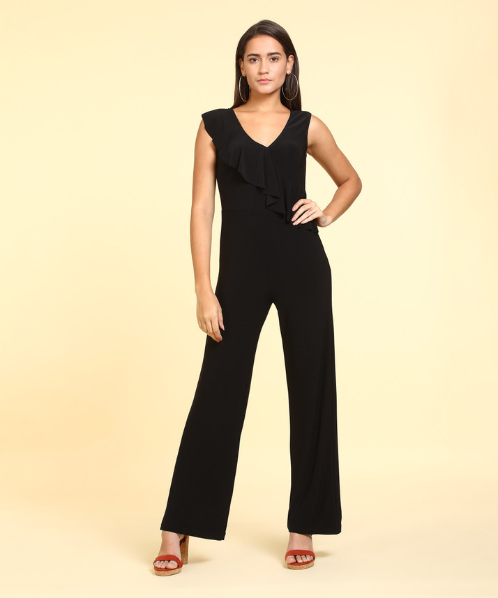 black jumpsuit flipkart