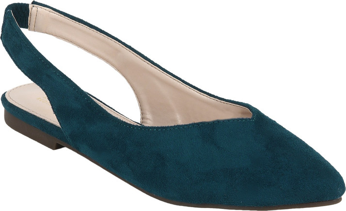 teal blue flats