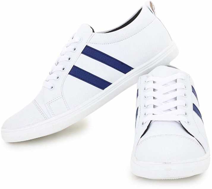 Shoes Bank White Sneaker For Men's/Boy's Sneakers For Men - Buy Shoes Bank  White Sneaker For Men's/Boy's Sneakers For Men Online at Best Price - Shop  Online for Footwears in India