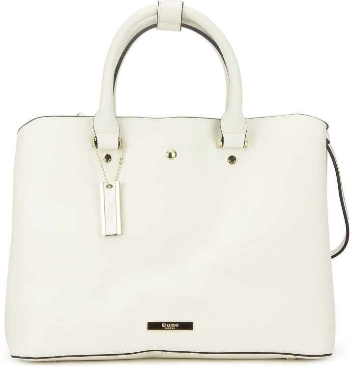 dune london white bag