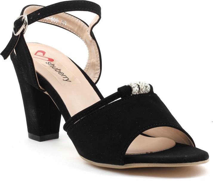 Shuberry Women Black Heels - Buy 