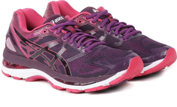 womens purple asics running shoes