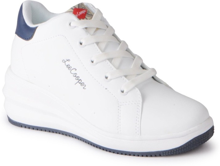 lee cooper white sports shoes